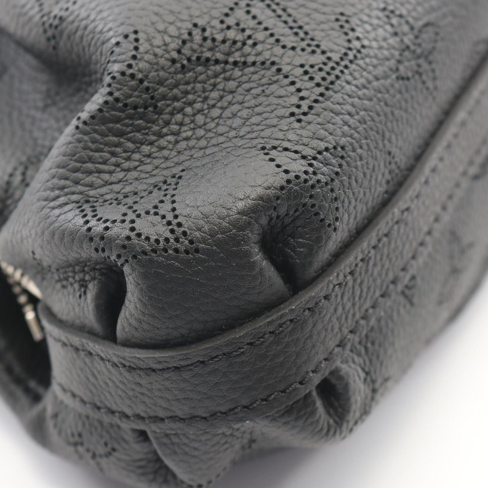 Louis Vuitton Shoulder Bag Scala Mini Mahina Noir Leather