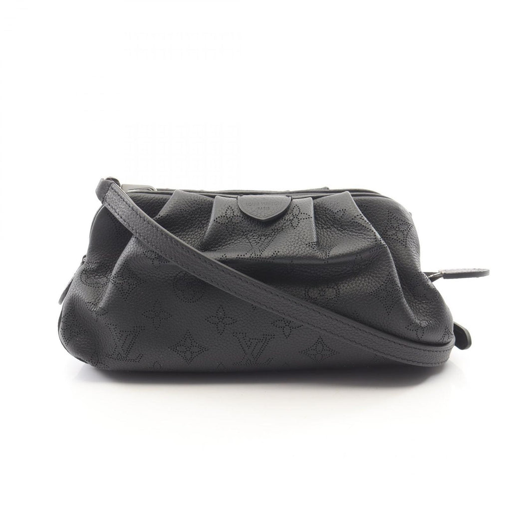 Louis Vuitton Shoulder Bag Scala Mini Mahina Noir Leather