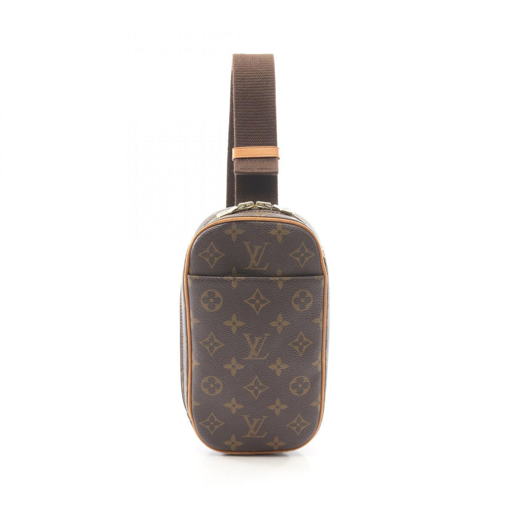 Louis Vuitton Waist Bag Pochette Gange Monogram Canvas Leather
