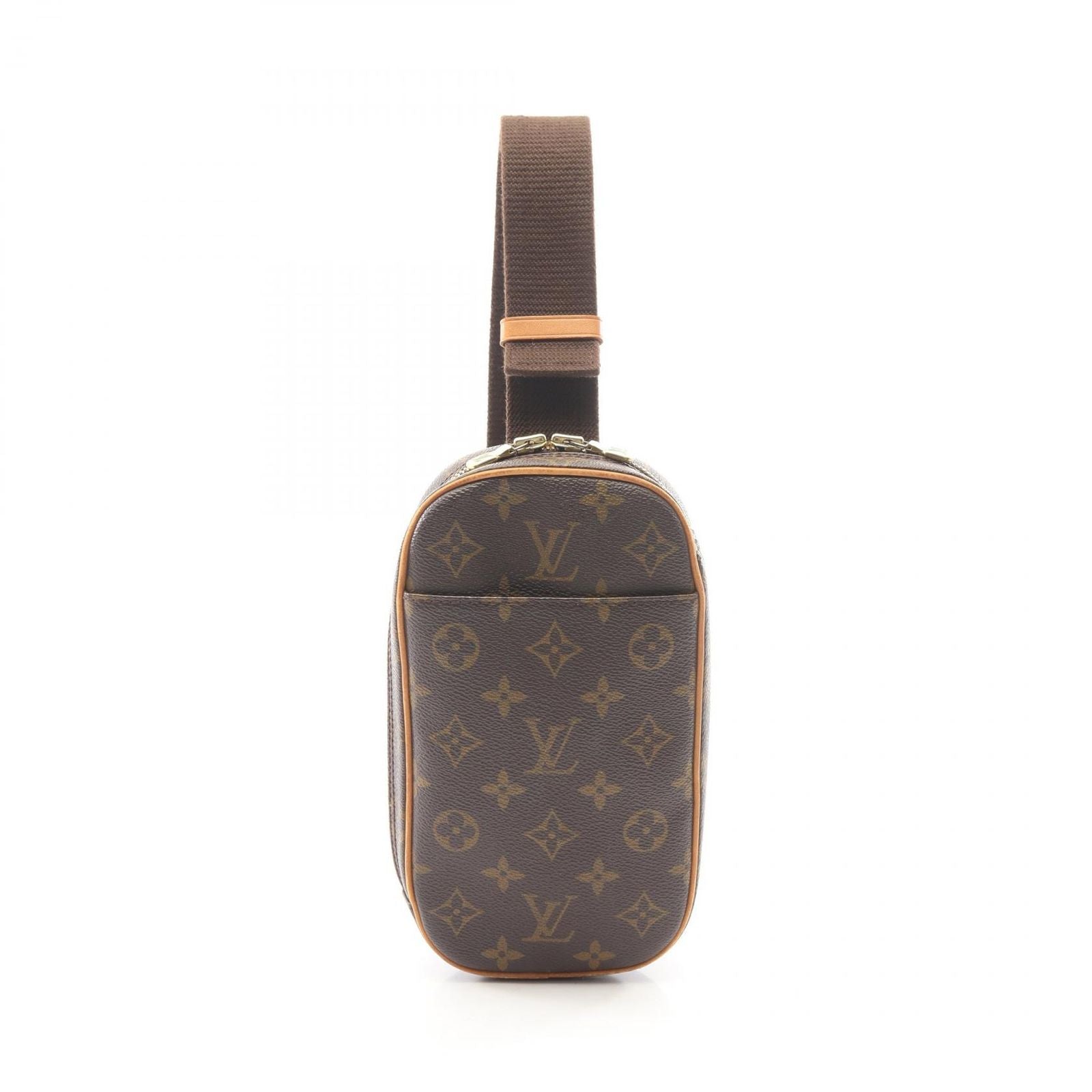 Louis Vuitton Waist Bag Pochette Gange Monogram Canvas Leather
