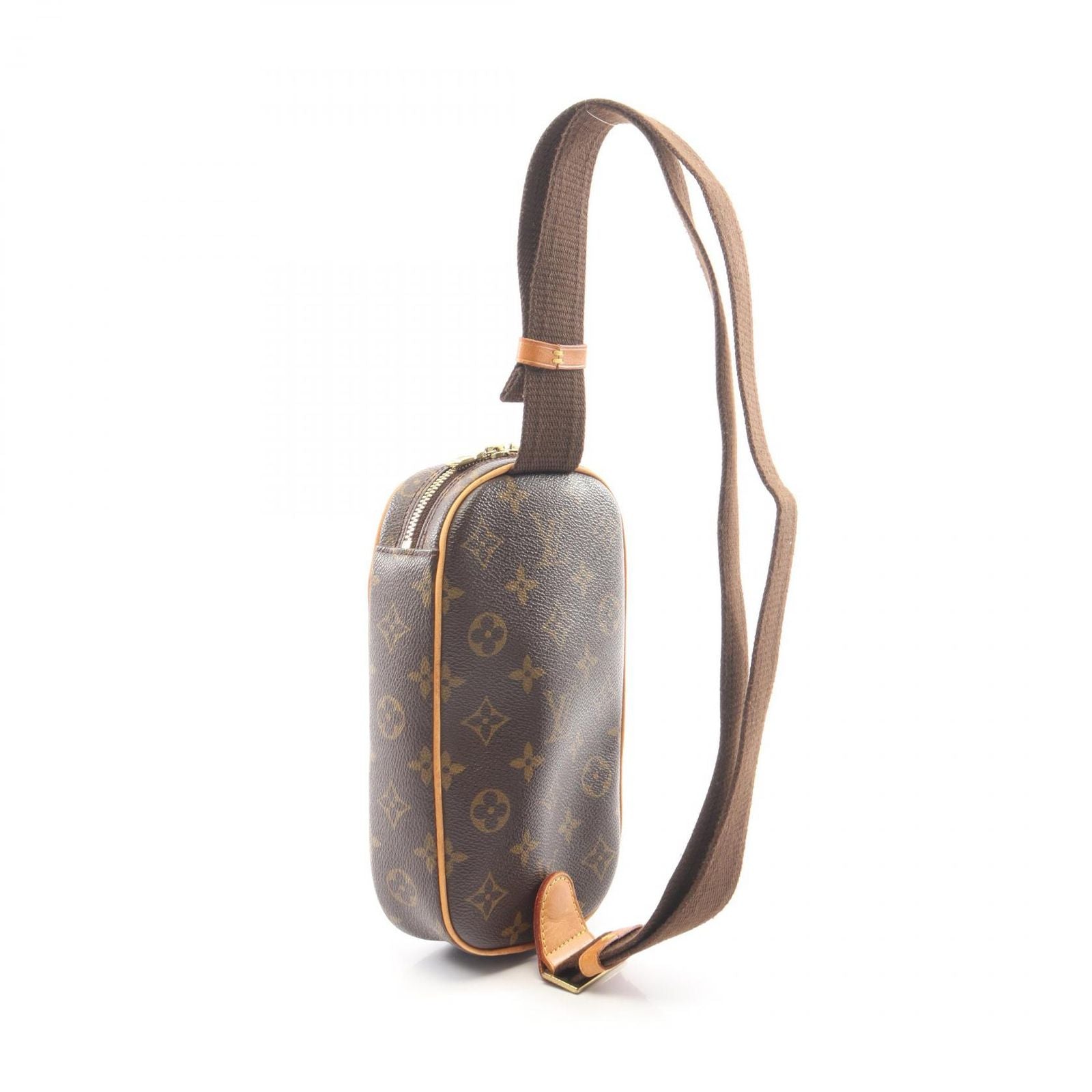 Louis Vuitton Waist Bag Pochette Gange Monogram Canvas Leather