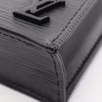 Louis Vuitton Handbag Petite Sac Plat 2-Way Noir Leather