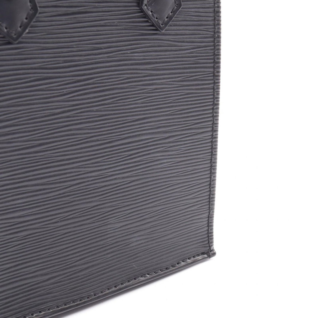 Louis Vuitton Handbag Petite Sac Plat 2-Way Noir Leather