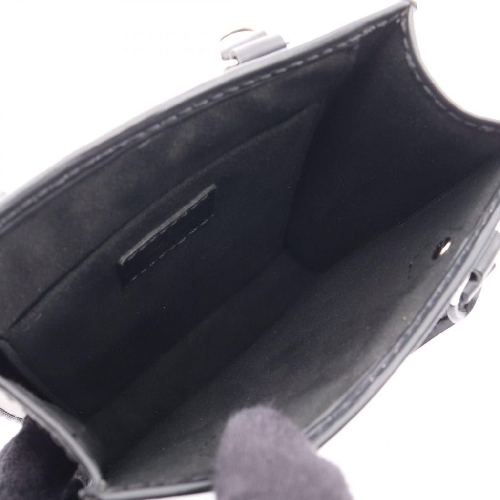 Louis Vuitton Handbag Petite Sac Plat 2-Way Noir Leather