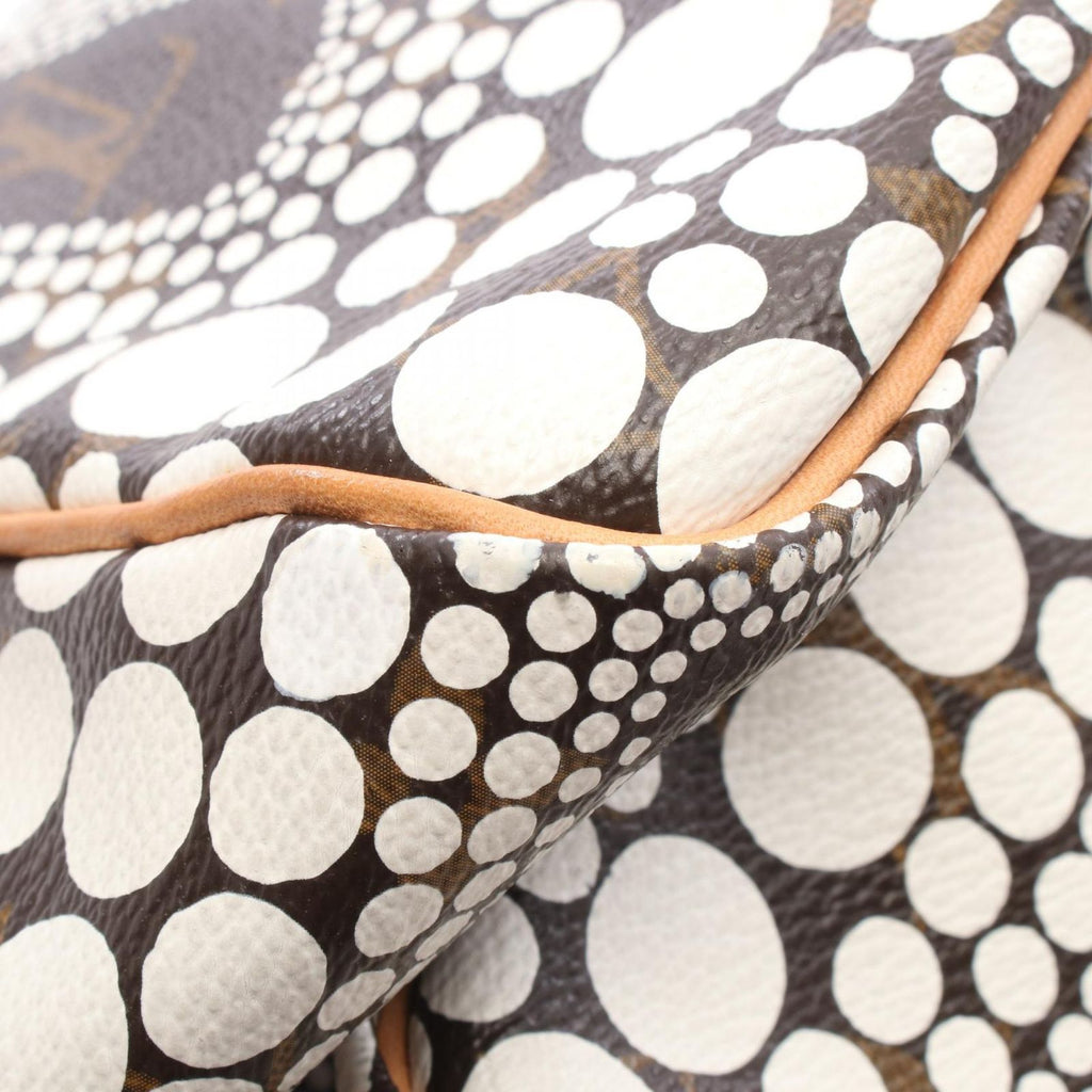 Louis Vuitton Handbag Yayoi Kusama Speedy 30 Canvas Leather