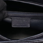 Dior Handbag Lady Dior Large 2-Way Black Leather Lady Dior Cannage Tote Bag
