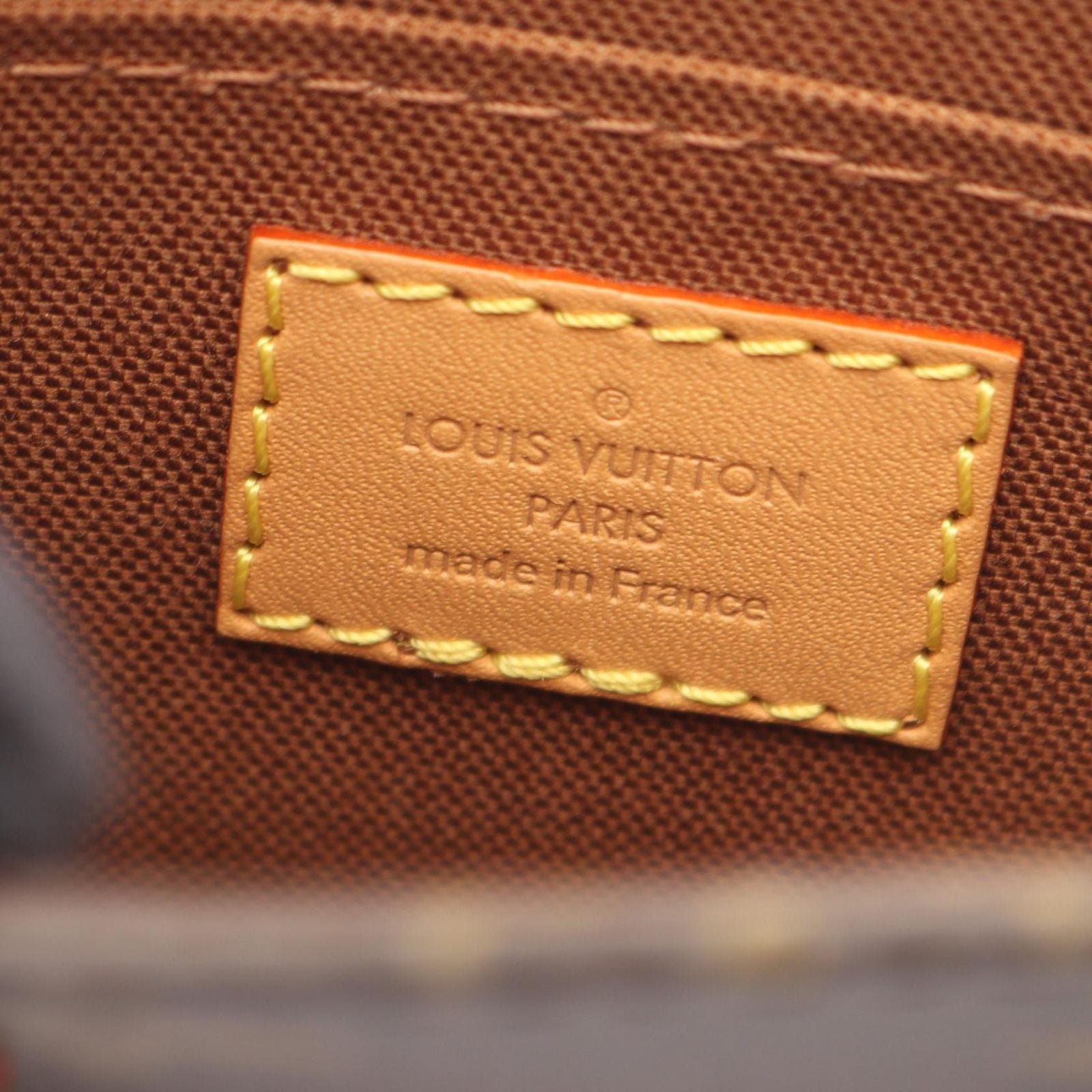 Louis Vuitton Handbag Petite Sac Plat 2-Way Canvas Leather