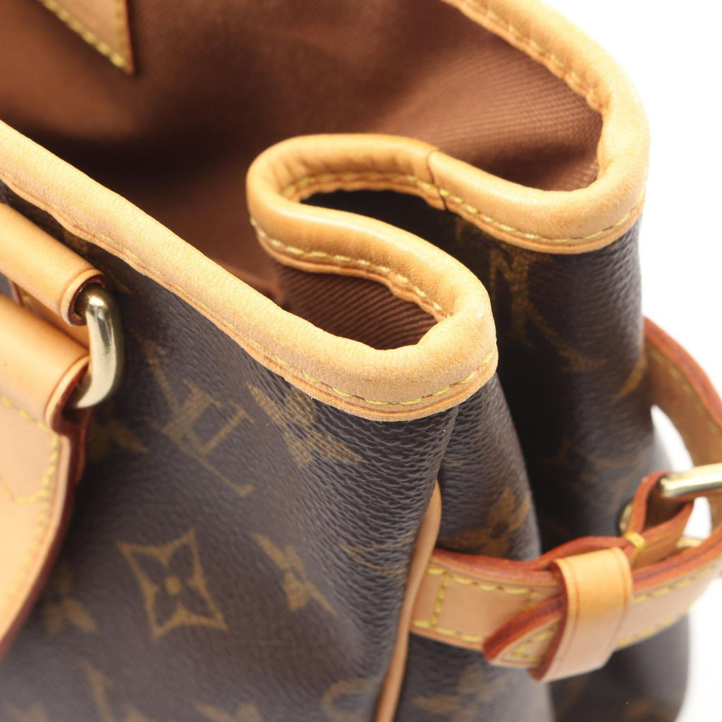 Louis Vuitton Handbag Batignolles Canvas Leather