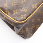 Louis Vuitton Handbag Batignolles Canvas Leather