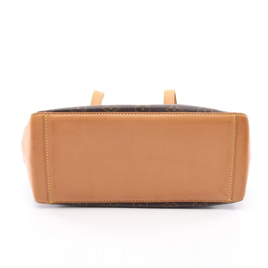Louis Vuitton Shoulder Bag Cabas Piano Canvas Leather