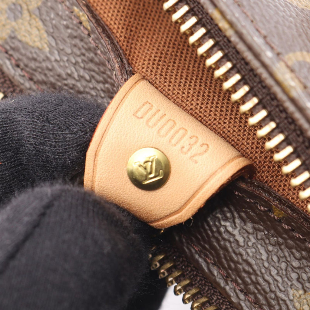 Louis Vuitton Shoulder Bag Cabas Piano Canvas Leather