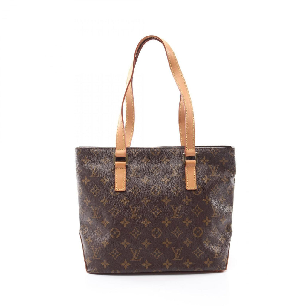 Louis Vuitton Shoulder Bag Cabas Piano Canvas Leather