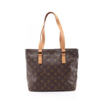 Louis Vuitton Shoulder Bag Cabas Piano Canvas Leather