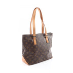 Louis Vuitton Shoulder Bag Cabas Piano Canvas Leather