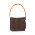 Louis Vuitton Shoulder Bag Looping MM Canvas Leather