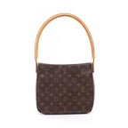 Louis Vuitton Shoulder Bag Looping MM Canvas Leather
