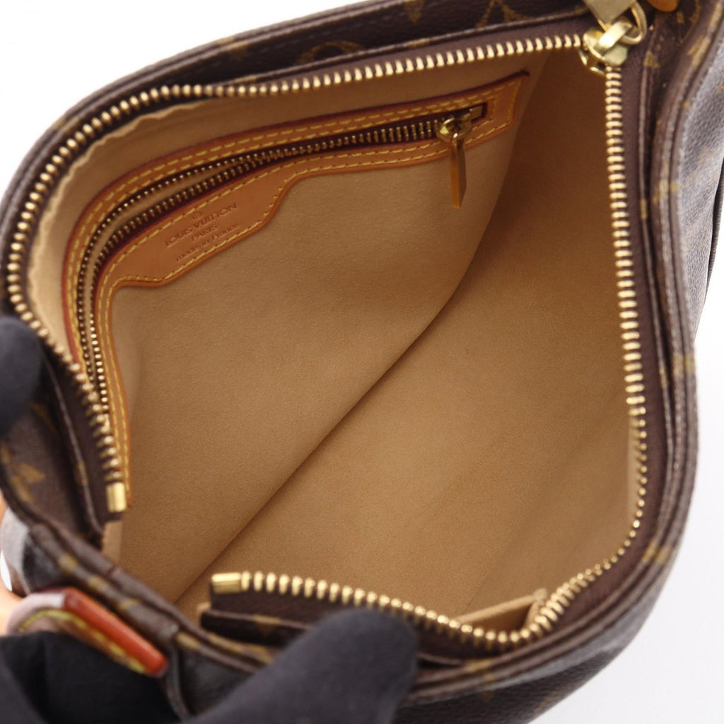 Louis Vuitton Shoulder Bag Looping MM Canvas Leather