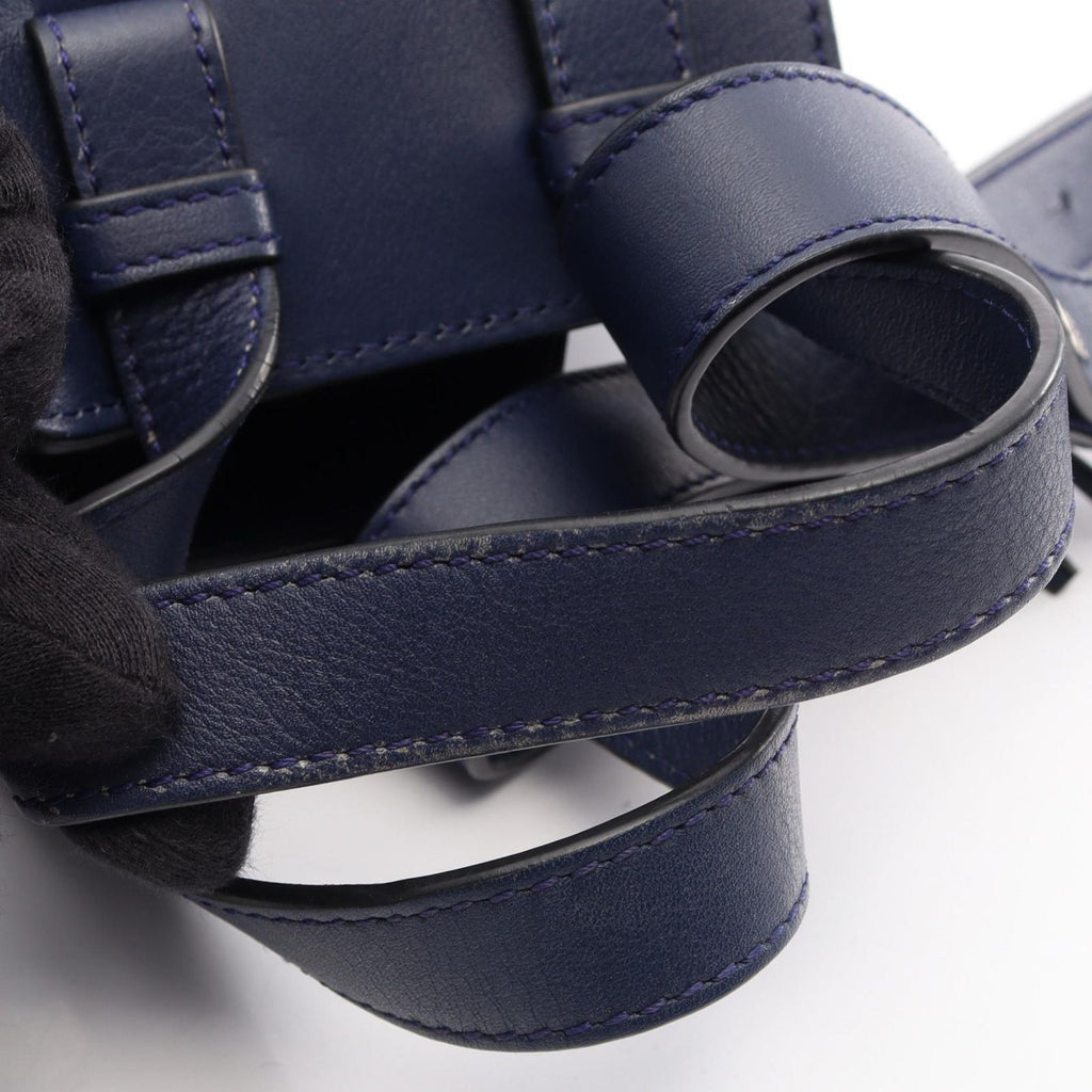 Loewe Handbag Hammock Small 2-Way 387 30 Navy Leather