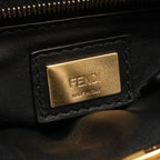 Fendi Handbag Mini Peekaboo 2-Way Black Leather