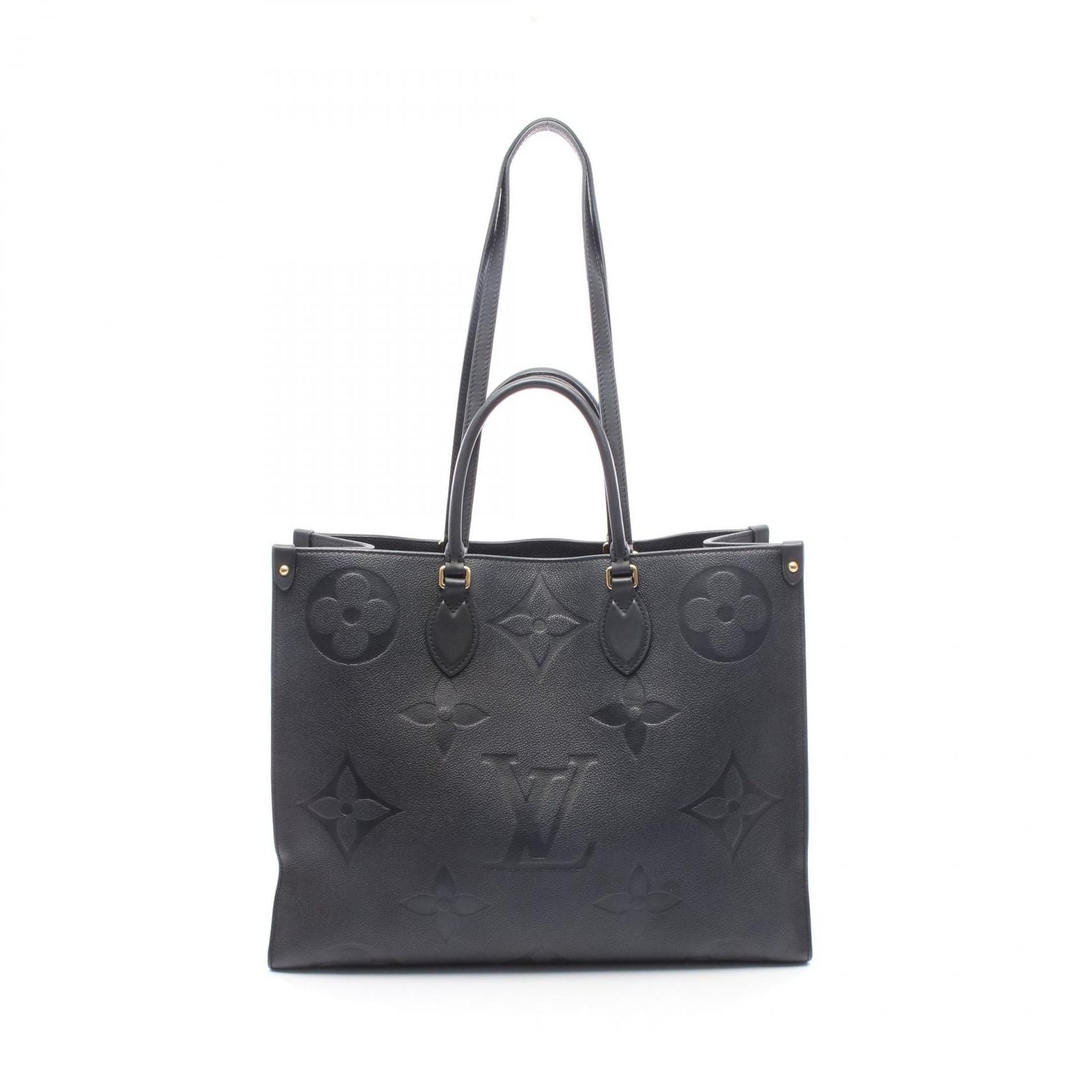 Louis Vuitton Tote Bag On The Go GM Noir Leather