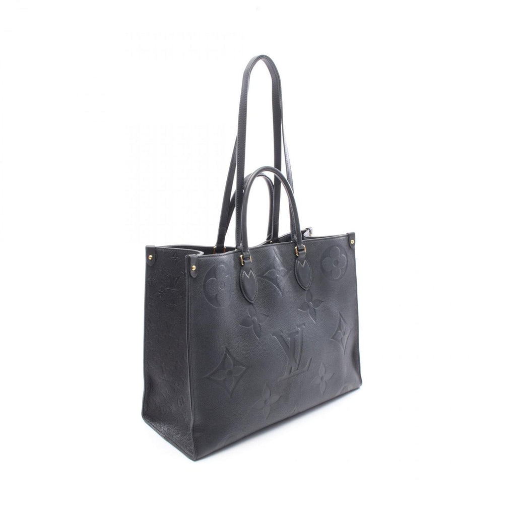 Louis Vuitton Tote Bag On The Go GM Noir Leather