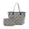 Louis Vuitton Tote Bag Neverfull MM Monogram Jacquard Noir Canvas Leather