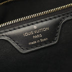 Louis Vuitton Tote Bag Neverfull MM Monogram Jacquard Noir Canvas Leather