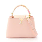 Louis Vuitton Handbag Capucines BB 2-Way Pink Leather