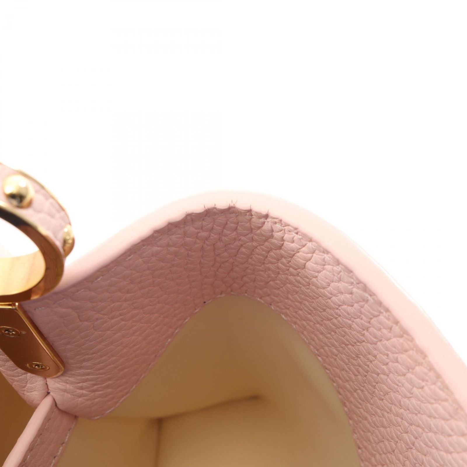 Louis Vuitton Handbag Capucines BB 2-Way Pink Leather