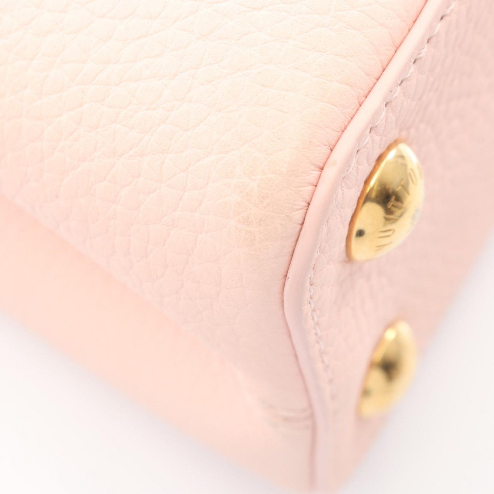 Louis Vuitton Handbag Capucines BB 2-Way Pink Leather