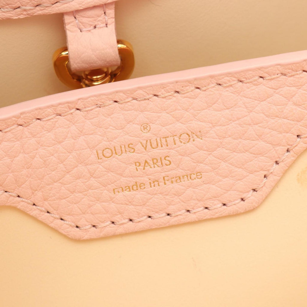 Louis Vuitton Handbag Capucines BB 2-Way Pink Leather