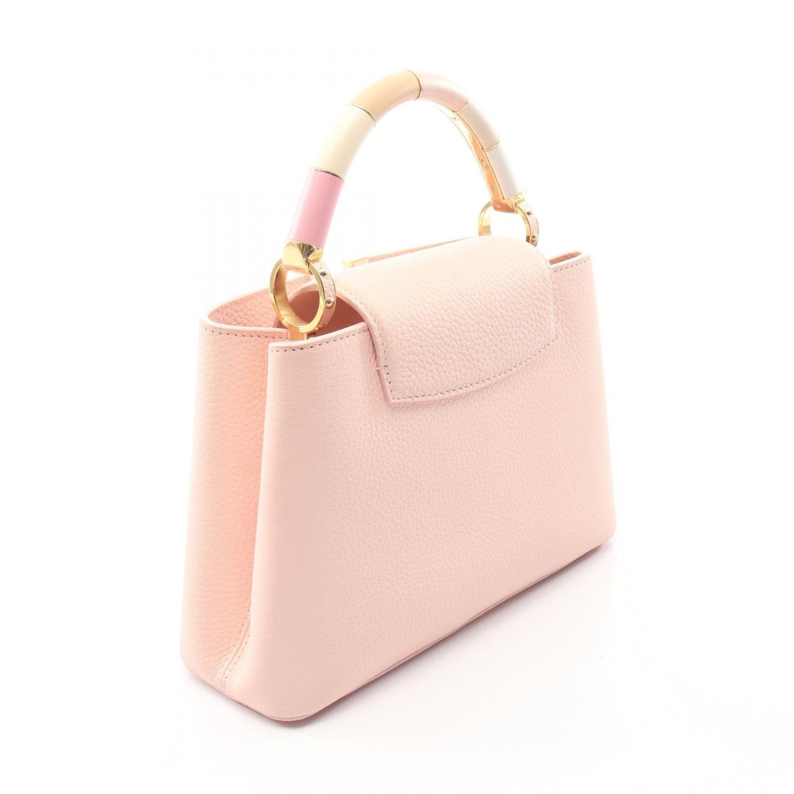 Louis Vuitton Handbag Capucines BB 2-Way Pink Leather