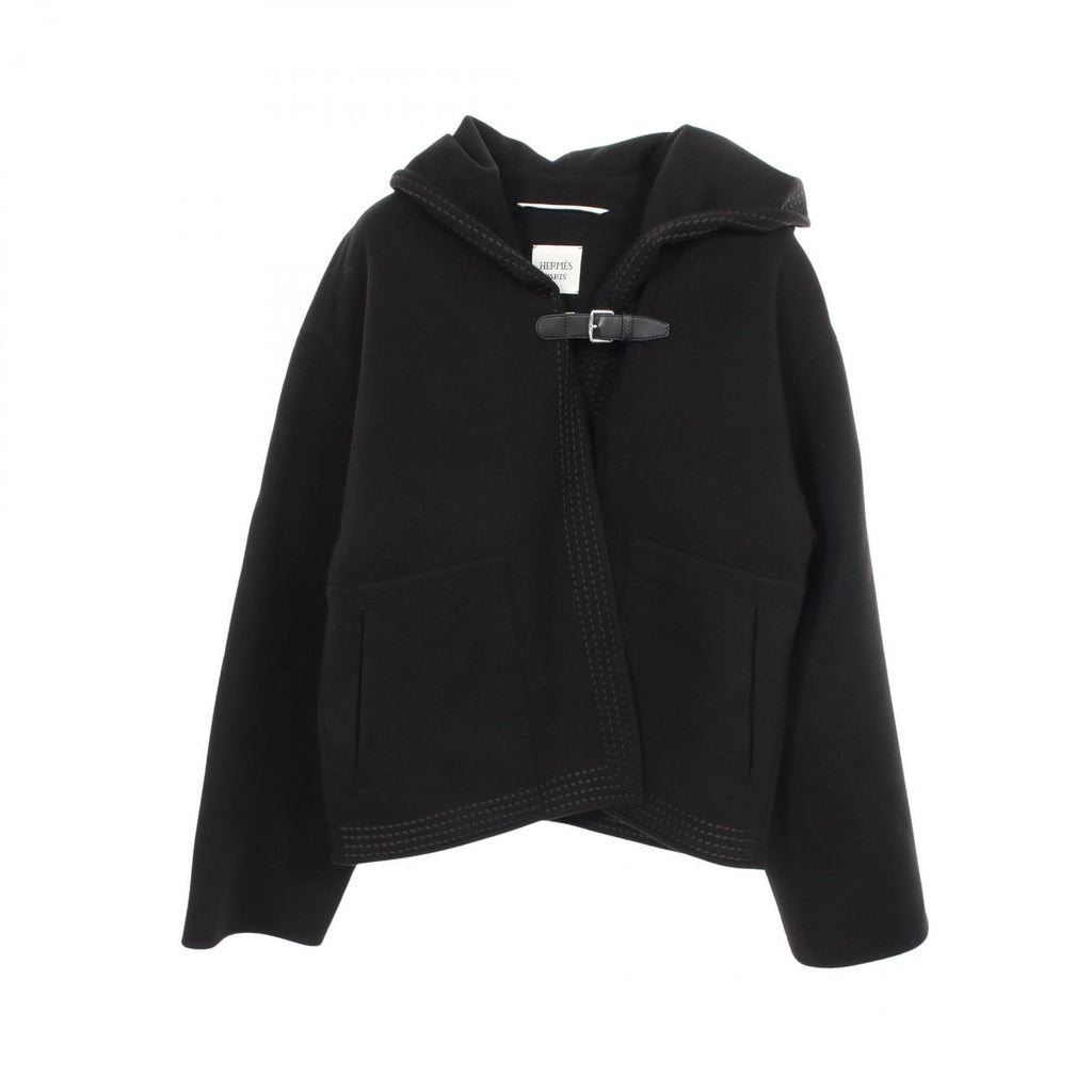 Hermes Albion Passant with Hood Cashmere Jacket