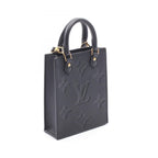 Louis Vuitton Handbag Petite Sac Plat 2-Way Noir Leather