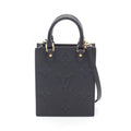 Louis Vuitton Handbag Petite Sac Plat 2-Way Noir Leather
