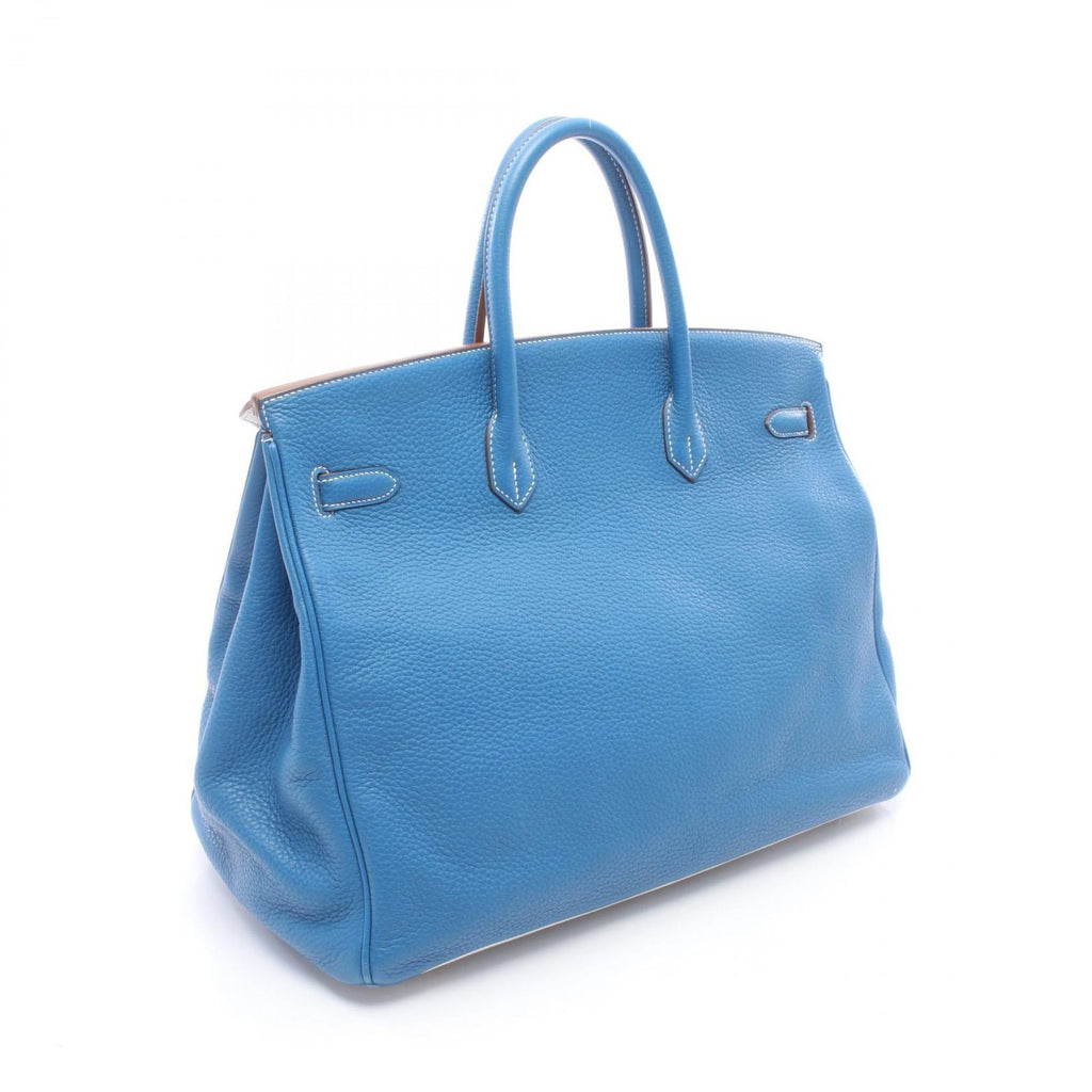 Hermes Handbag Birkin 40 Verso Mykonos White Leather — view 2