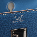 Hermes Handbag Birkin 40 Verso Mykonos White Leather — view 4