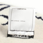 Chanel Cardigan Floral Neck White Cashmere — view 4
