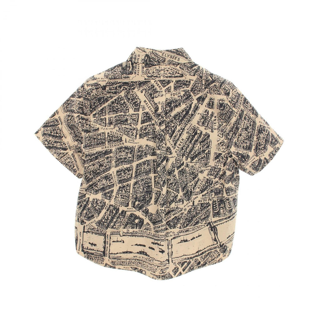 Dior Allover Pattern Short Sleeve Cotton Shirt — view 2
