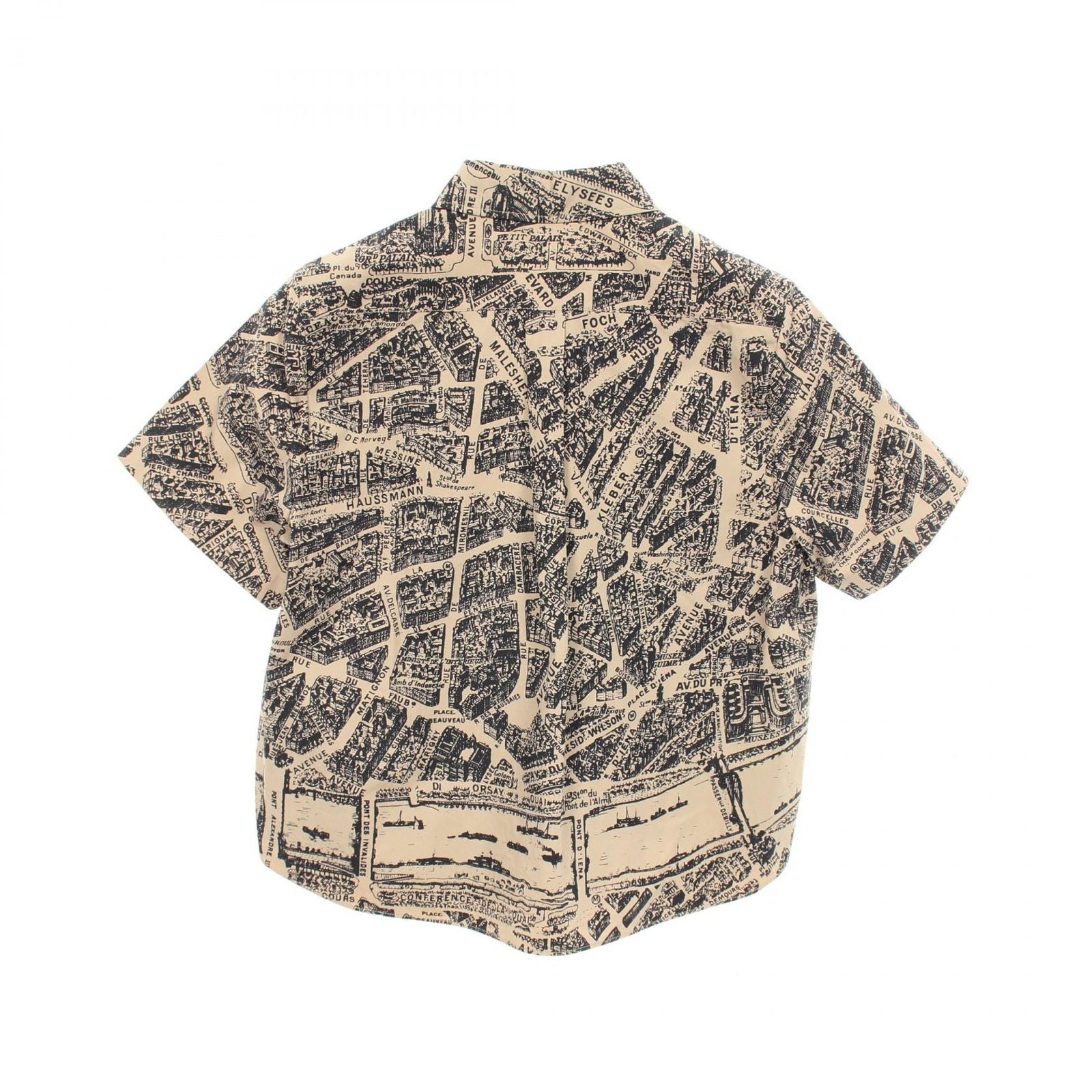 Dior Allover Pattern Short Sleeve Cotton Shirt — view 2