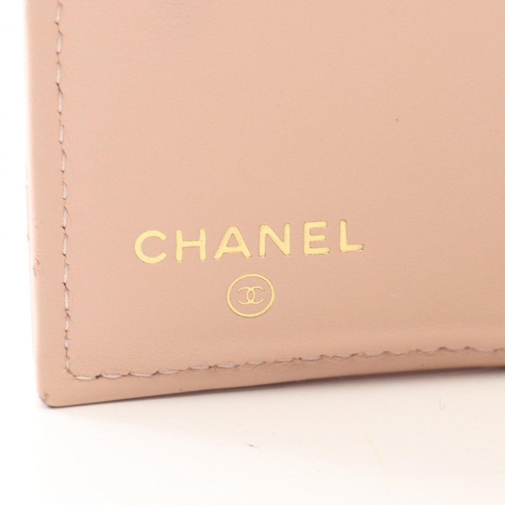 Chanel Bifold Wallet Quilted Classic Small Baby Pink Caviar Leather
