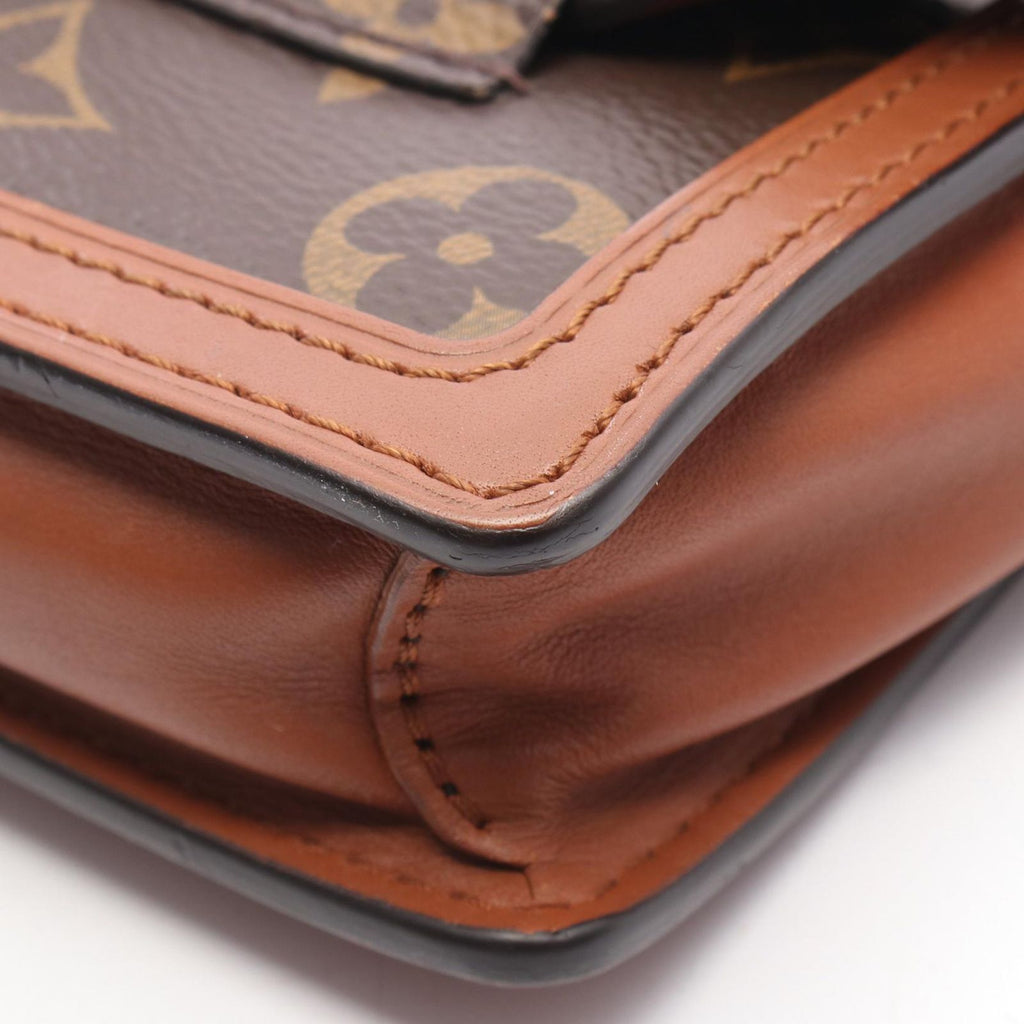 Louis Vuitton Waist Bag Dauphine BB 2-Way Canvas Leather