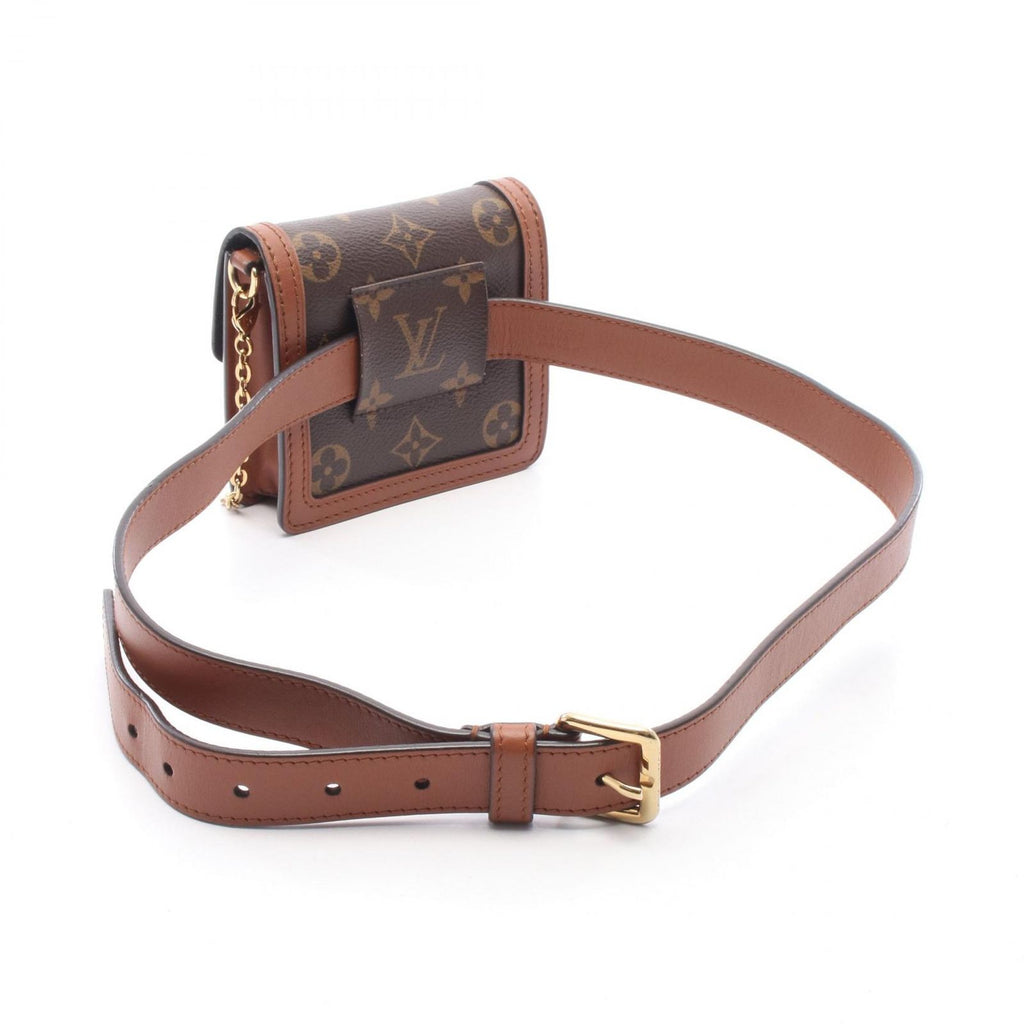 Louis Vuitton Waist Bag Dauphine BB 2-Way Canvas Leather