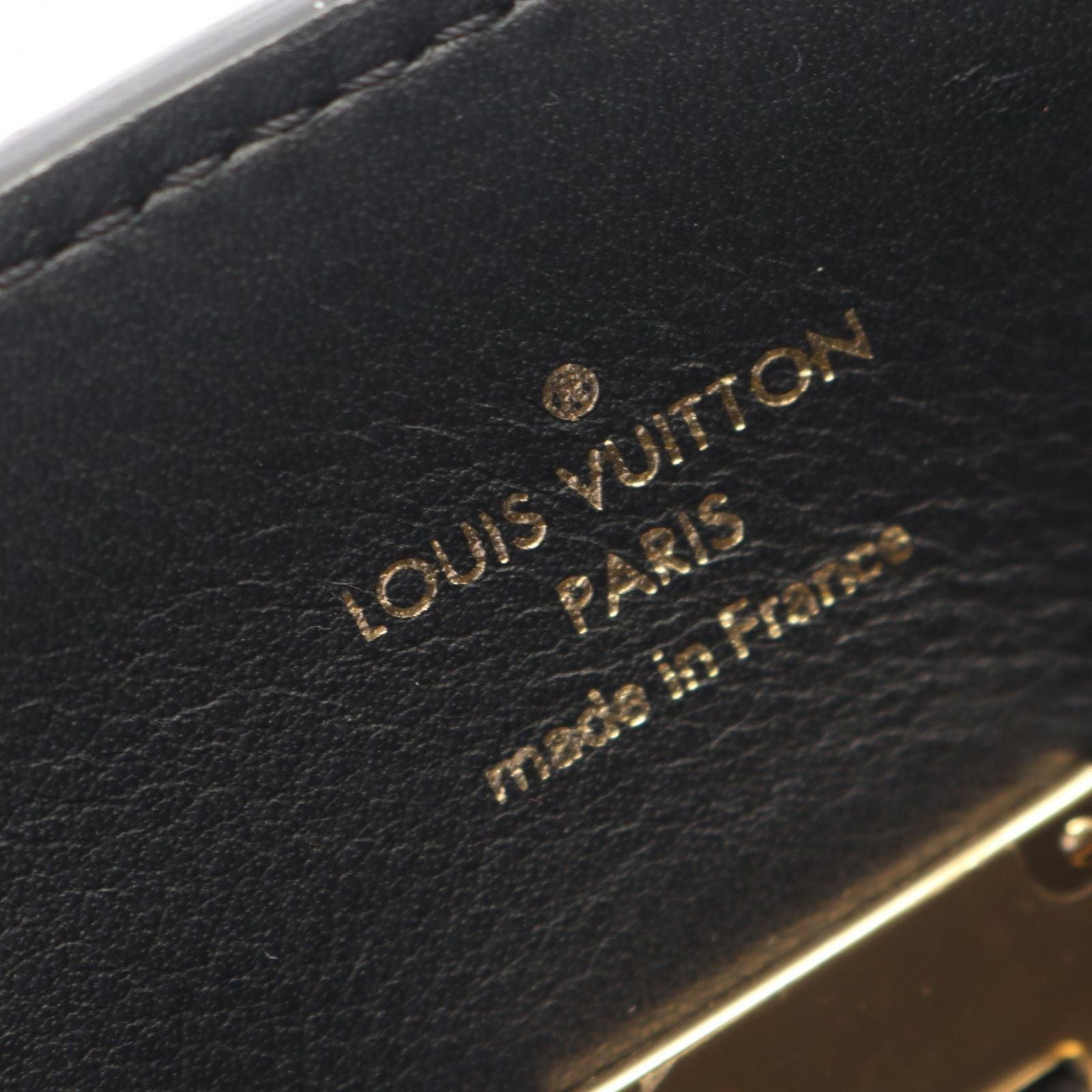 Louis Vuitton Tote Bag Mila MM 2-Way Noir Leather