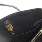 Louis Vuitton Tote Bag Mila MM 2-Way Noir Leather