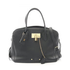 Louis Vuitton Tote Bag Mila MM 2-Way Noir Leather