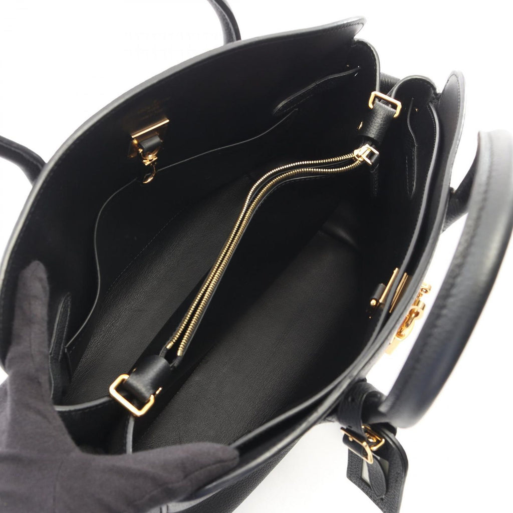 Louis Vuitton Tote Bag Mila MM 2-Way Noir Leather