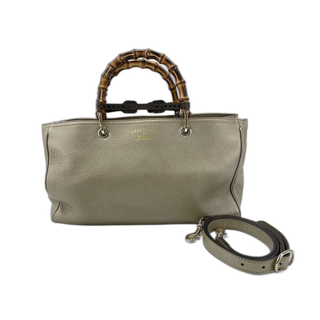 Gucci Handbag Bamboo Gold