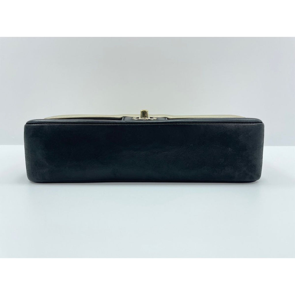 Chanel Shoulder Bag Classic Bicolor Double Flap