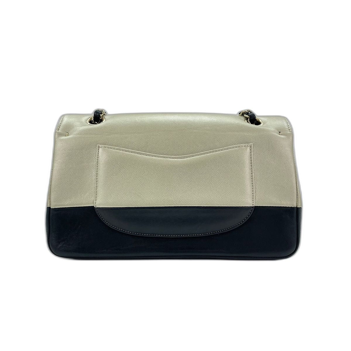 Chanel Shoulder Bag Classic Bicolor Double Flap